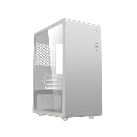 Acteck Neuss Pro GI717 Mini Tower Blanco, Micro ATX, Micro-ITX, Metal, AC-936002