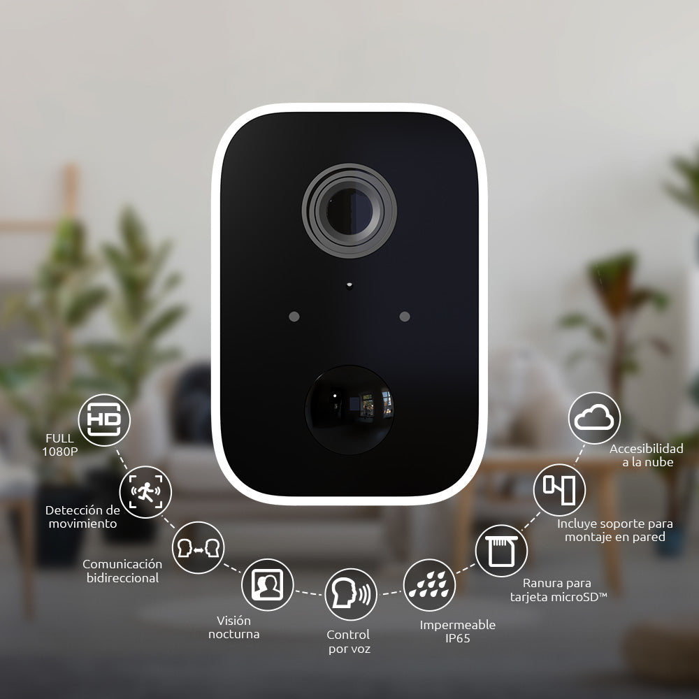 Cámara Inteligente Nexxt Solutions NHC O640 1080p 3 MP Inalámbrica
