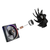 Balam Rush Eolox Bora-R EXB85R Gabinete de la computadora Ventilador 12 cm Negro, 600 RPM, 1600 RPM