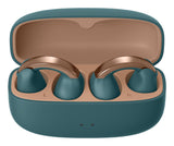JVC HA-NP1T Auriculares True Wireless Stereo (TWS) De clip en la oreja Llamadas/Música USB Tipo C Bluetooth Azul, Oro