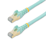 StarTech.com C6ASPAT10AQ Cable Turquesa 3 m Cat6a RJ-45