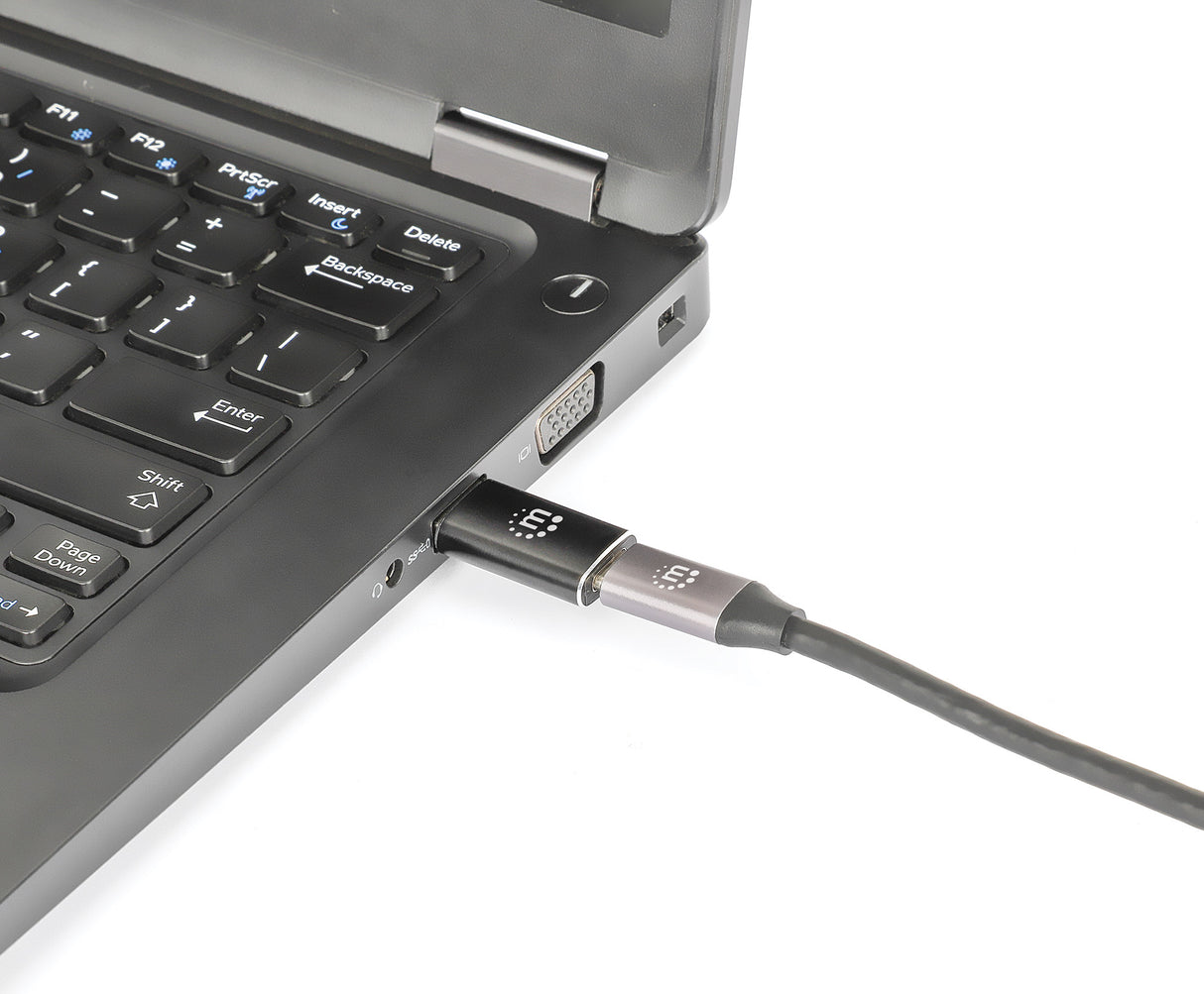 Manhattan Hub USB-C de 3 puertos ultra compacto, 3x USB-A (1x 5 Gbps USB 3.0 + 2x 480 Mbps USB 2.0),