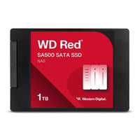UNIDAD SSD WESTERN DIGITAL RED SA500 1TB 2.5" SATA3 560/530MBS WDS100T1R0A