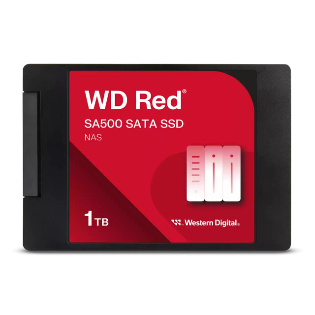 UNIDAD SSD WESTERN DIGITAL RED SA500 1TB 2.5" SATA3 560/530MBS WDS100T1R0A