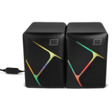 BOCINAS 2.0 VORAGO START THE GAME SPK-108 RGB/USB/3.5MM