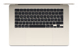 Apple MacBook Air Apple M M3 Computadora portátil 38.9 cm (15.3") 24 GB 512 GB SSD Wi-Fi 6E (802.11ax) macOS Sequoia Bei