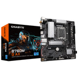 Tarjeta Madre Gigabyte B760M G AX 2xDDR5 128GB 8000Mhz M.2 PCIe 4.0 HDMI VGA DP S 1700 12th 13th 14th Gen mATX Wi-Fi 6E