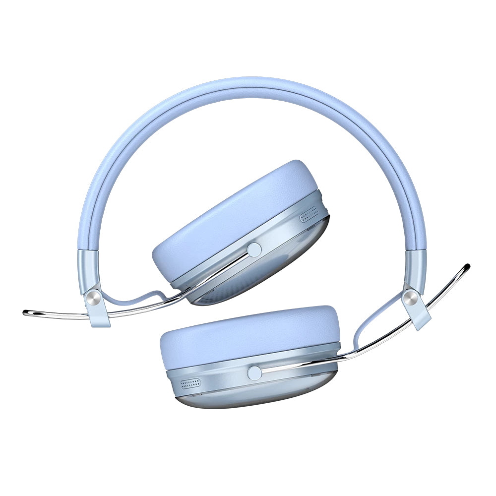Acteck AC-940917 audífono y auriculare Auriculares Inalámbrico Diadema Llamadas/Música USB Tipo C Bluetooth Azul