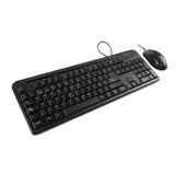 Vorago KM-107 teclado Ratón incluido Universal USB Español Negro