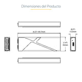 StarTech.com Caja Externa de Aluninio USB-C 10Gbps a NVMe M.2 o SSD M.2 SATA - Sin Herramientas para SSD M.2 NGFF PCIe/S