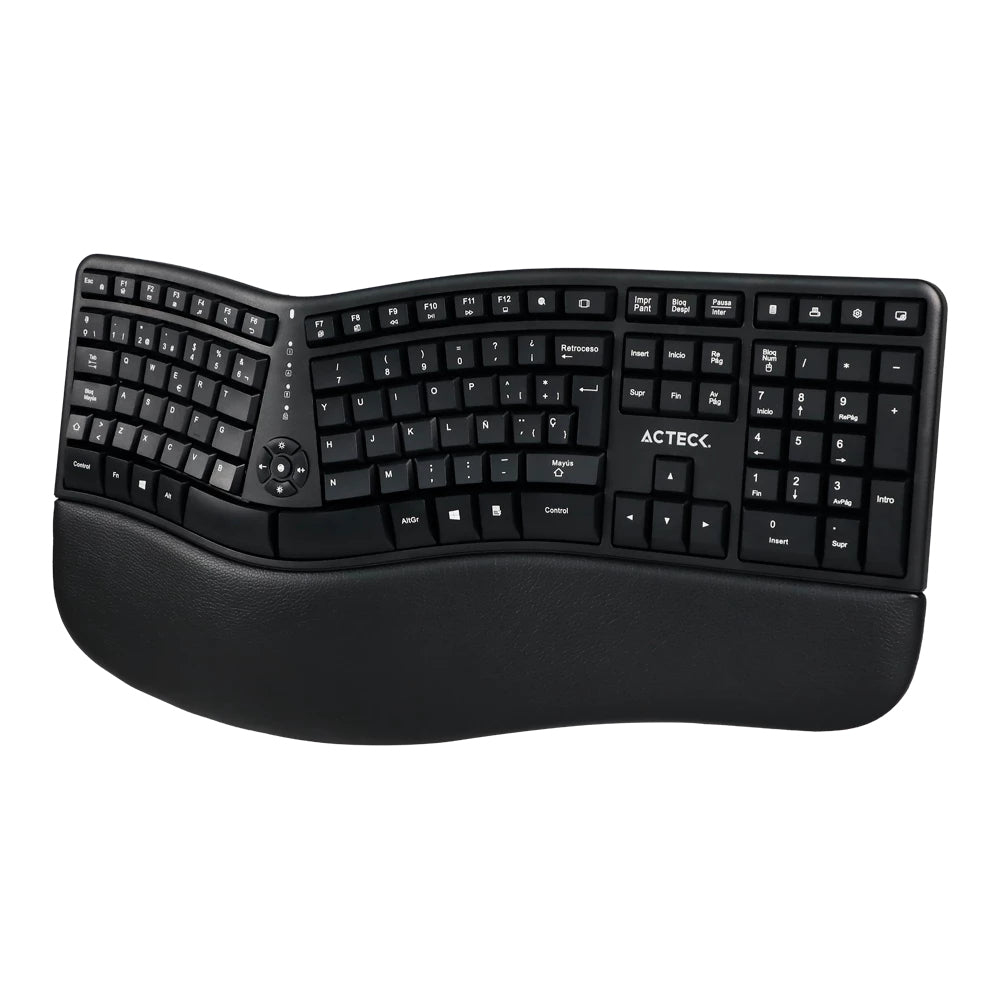 Acteck Creator Virtuos Fitt MK770 teclado Ratón incluido Universal RF inalámbrico Español Negro, Tamaño completo (100%),