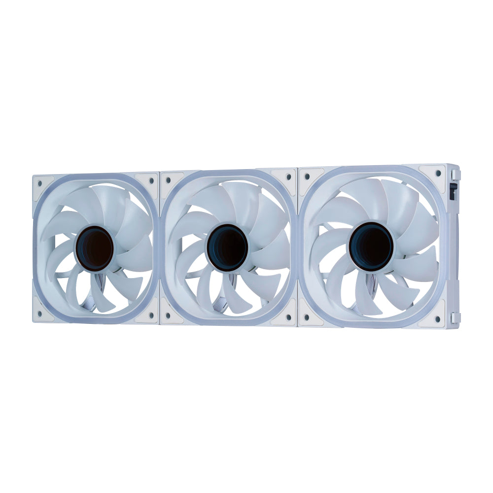 VORAGO Kit Ventiladores FKG500-WH, Producto Empresarial, 3 Velocidades, Bajo Ruido