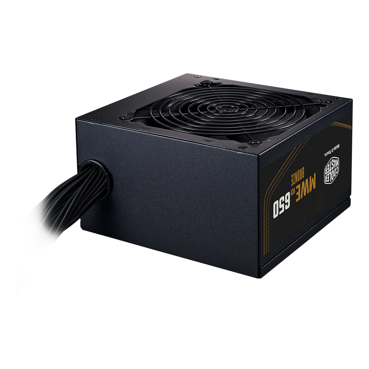 Cooler Master MWE Bronze 650 V3 unidad de fuente de alimentación 650 W 24-pines ATX ATX Negro, 100 - 240 V, Activo, 120 