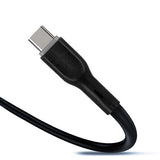 Cable BRobotix de Conector USB-C 3.0 a Lightning, 1m, Carga rápida. Color Negro.
