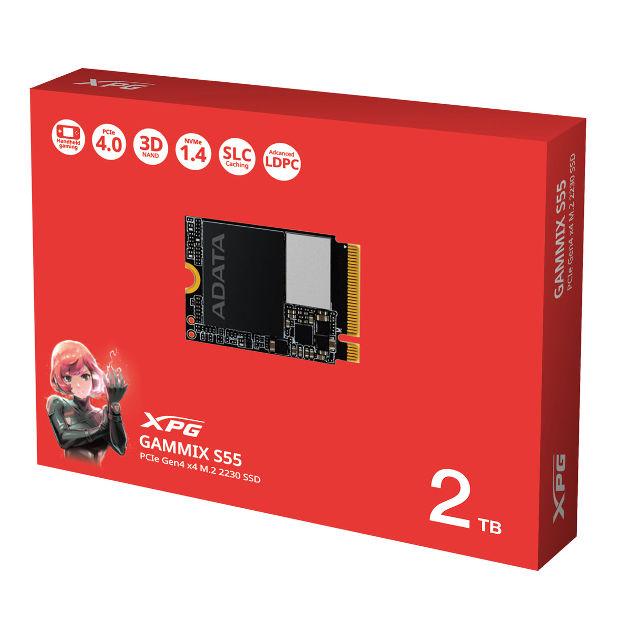 XPG GAMMIX S55 Unidades internas de estado sólido 2 TB M.2 22 mm