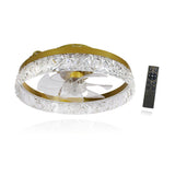 JWJ JLV-022 ventilador Oro, Transparente