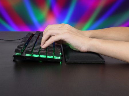 Manhattan 425520 accesorios de dispositivos de entrada Teclado Negro Espuma de memoria Resistente al agua