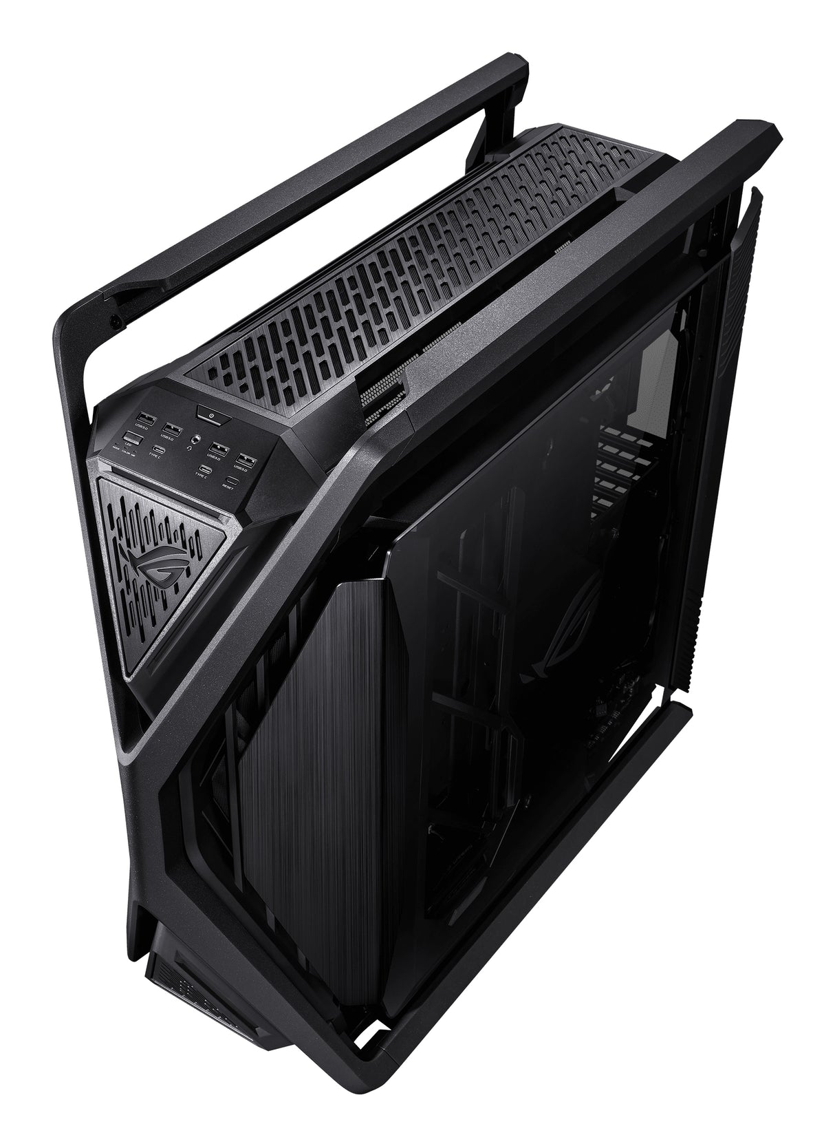 ASUS ROG Hyperion GR701 BTF Edition carcasas ordenador Torre PC Negro, Transparente ATX, EATX, micro ATX, Mini-ITX