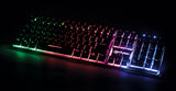 Manhattan Teclado gaming — Edición Base Metálica Teclado Juego Alámbrico USB QWERTY