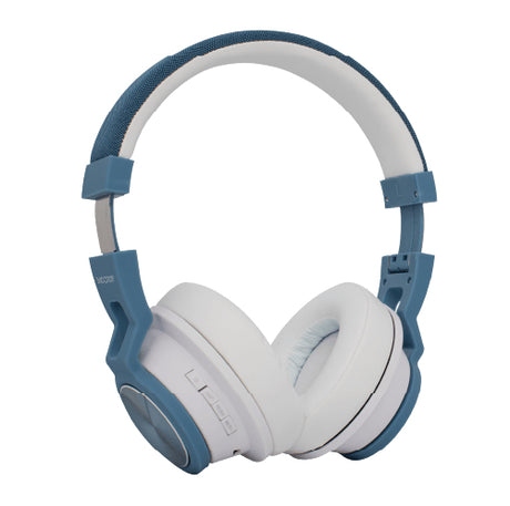 BACKDROP BDH-1A audífono y auriculare Auriculares Inalámbrico Diadema Llamadas/Música USB Tipo C Bluetooth Azul, Blanco