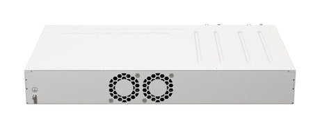 CRS510-8XS-2XQ-IN, Switch CPU 650MHz, 128MB RAM, 1 Eth 10/100, 8 SFP28 25G, 2 QSFP28 100G, CA/CD y 802.3bt PoE-in, Route