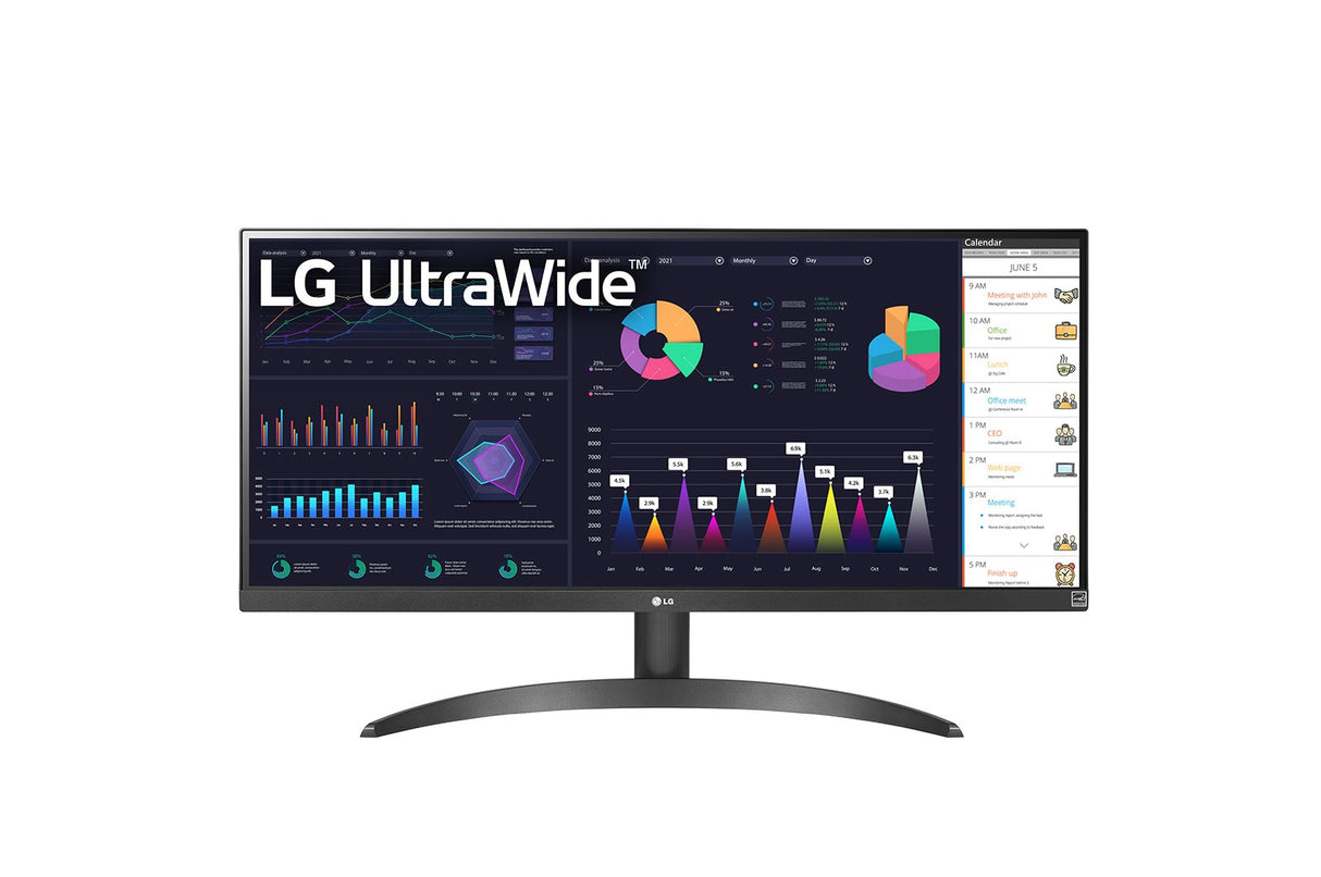 LG 29WQ500 Monitor 73,7 cm (29") 2560 x 1080 Pixeles Full HD LED Negro