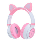 Vorago HPB-300-K audífono y auriculare Auriculares Inalámbrico Diadema Llamadas/Música USB Tipo C Bluetooth Rosa, Blanco