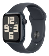 Apple Watch SE OLED 40 mm Digital 324 x 394 Pixeles Pantalla táctil Negro Wifi GPS (satélite)