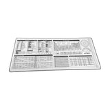 Acteck AC-941082 alfombrilla para ratón Negro, Blanco, Imagen, Tela, Caucho