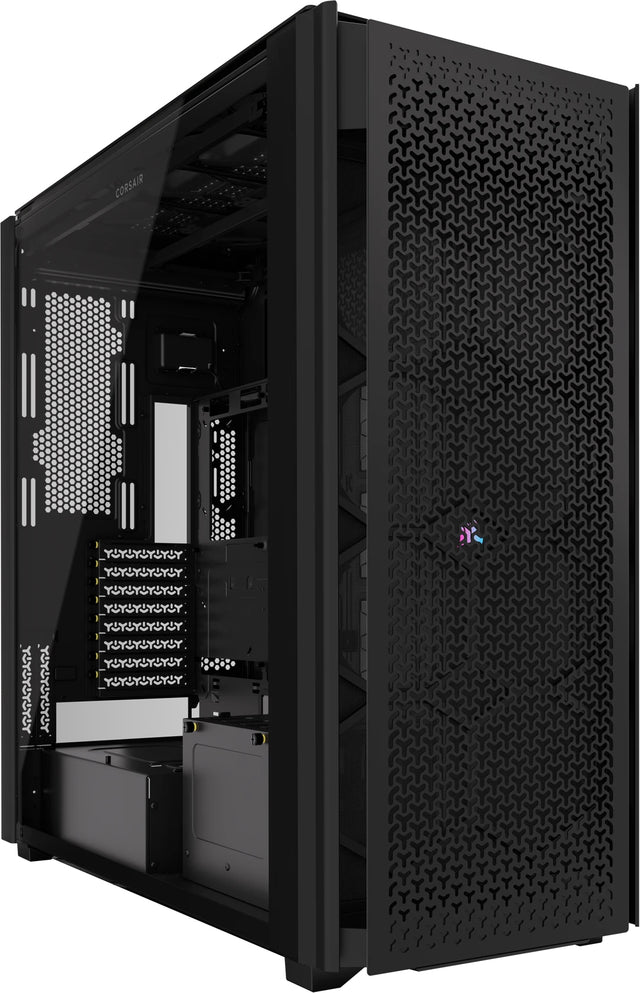 Corsair 9000D RGB AIRFLOW Full Tower Negro, ATX, Acero inoxidable, Vidrio templado
