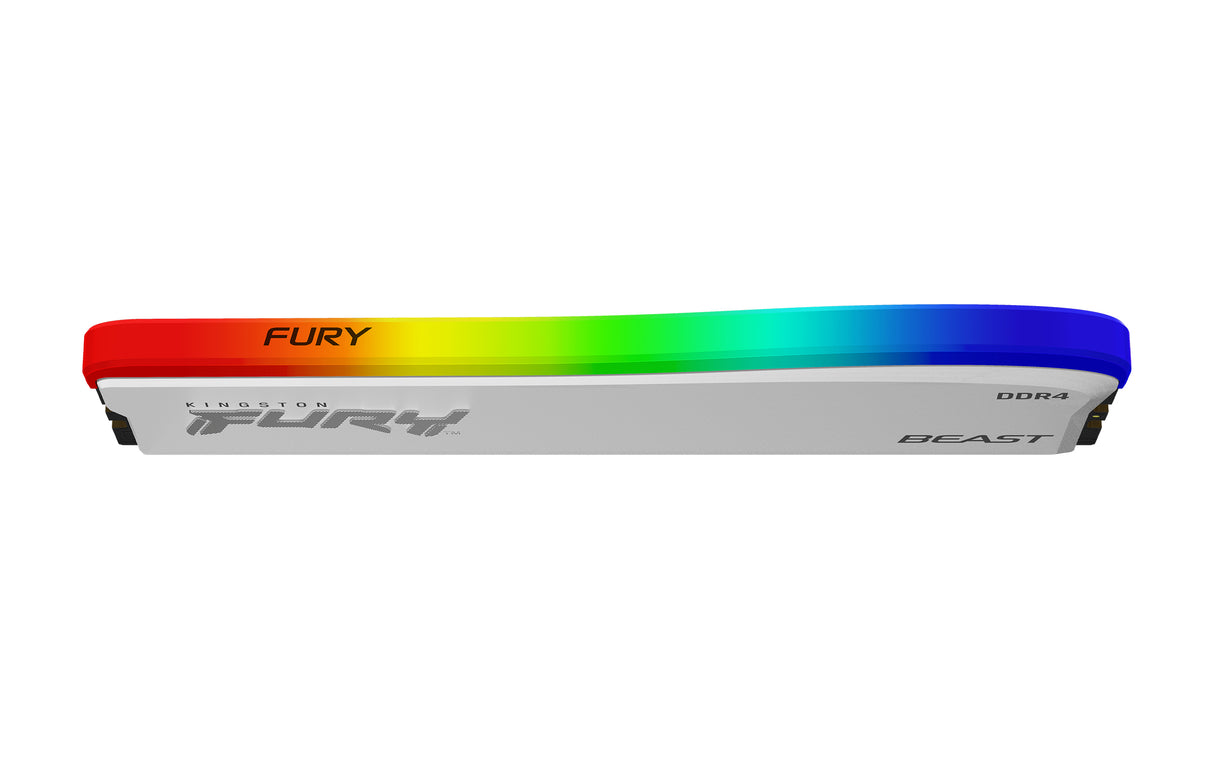 Kingston Technology 8GB 3600MT/s DDR4 CL17 DIMM FURY Beast blanco RGB SE Memoria RAM 17 8 GB 1 x 8 GB DDR4