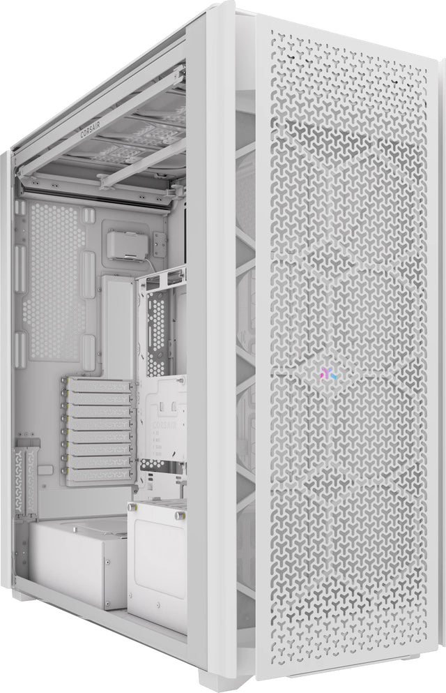 Corsair 9000D RGB AIRFLOW Full Tower Blanco, ATX, Acero inoxidable, Vidrio templado