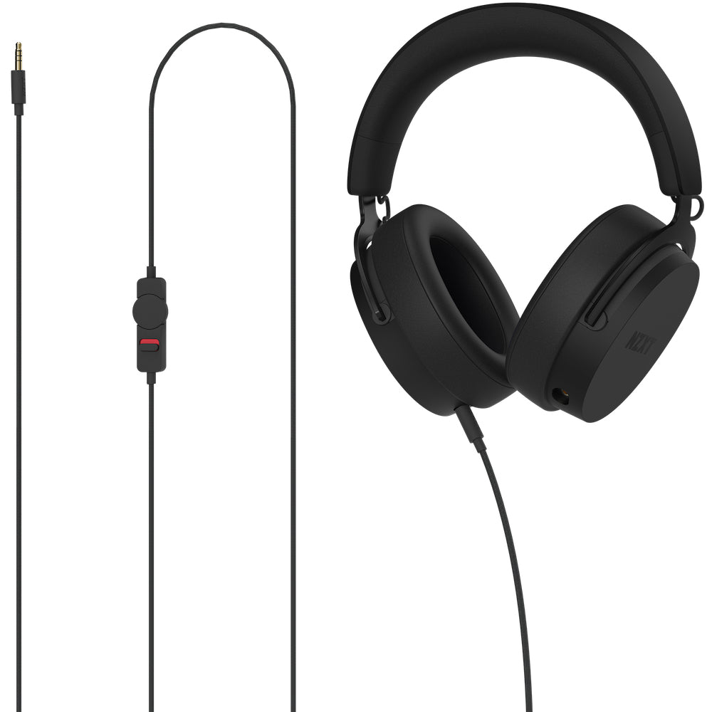 NZXT AP-WCB40-B2 audífono y auriculare Auriculares Alámbrico Diadema Juego Negro, 20 - 40000 Hz, 269.5 g
