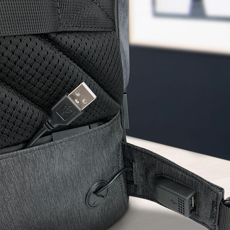 Klip Xtreme KNB-901 mochila City backpack Gris, Negro Nylon, Urbano, KNB-901GB