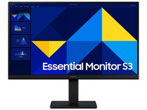 Monitor Samsung Essential S3 de 22", 1920 x 1080 Full HD, 5ms, 100Hz, Color Negro.