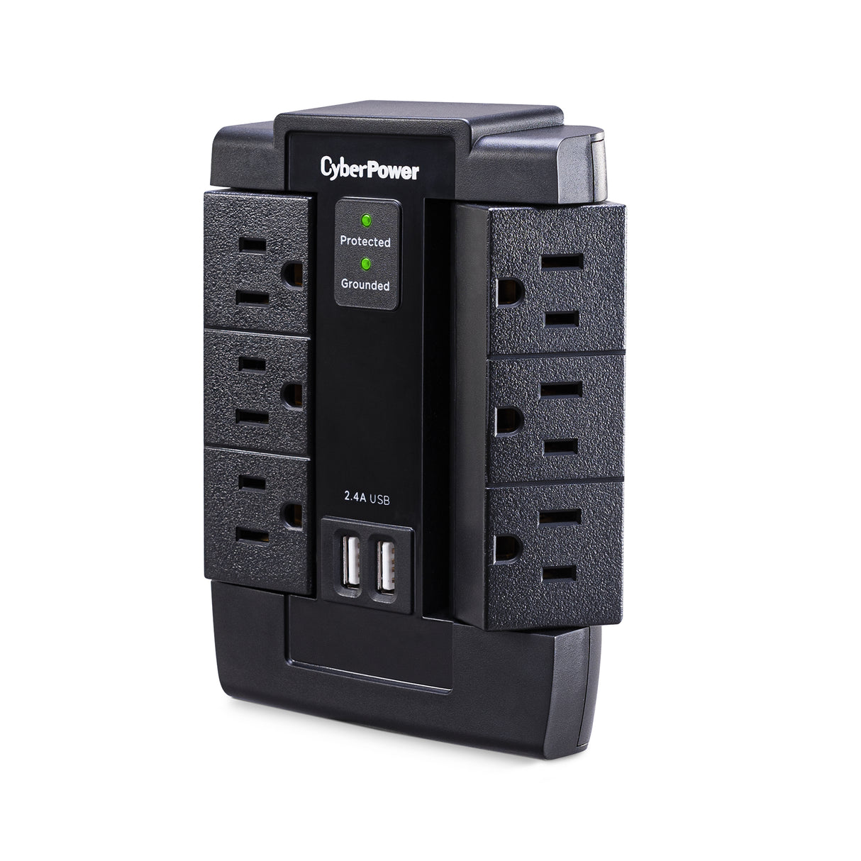 CyberPower P600WSURC1 limitador de tensión 1200 J 6 salidas AC NEMA 5-15R 125 V