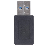 Manhattan Adaptador de USB-A a USB-C con Súper Velocidad Cable USB-A USB-C Macho Hembra