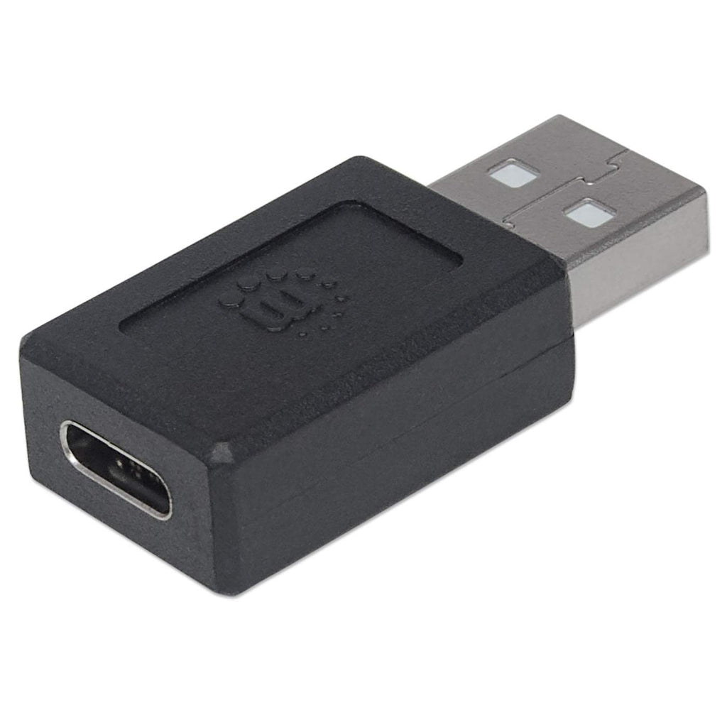 Manhattan Adaptador USB 2.0 de Tipo C a Tipo A Cable USB A USB C Macho Hembra