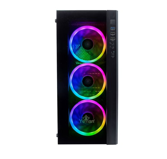 Yeyian Katana R02 AMD Ryzen™ 5 5600X 16 GB DDR4-SDRAM 1 TB SSD NVIDIA GeForce RTX 3070 Windows 10 Home Tower PC Negro