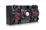 LG CJ42 sistemas de audio para el hogar Negro, Rojo Si 1 discos Frente