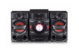LG CJ42 sistemas de audio para el hogar Negro, Rojo Si 1 discos Frente