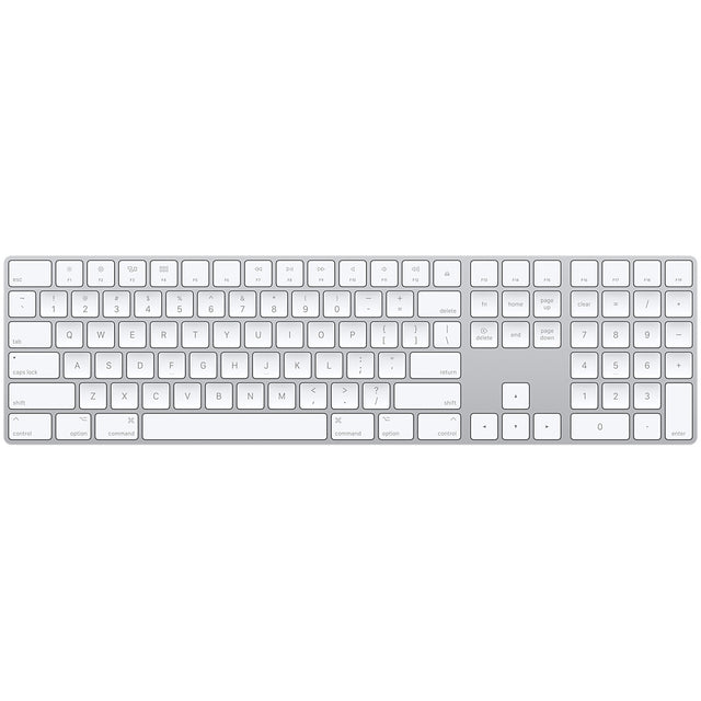 Apple MQ052LZ/A teclado Universal Bluetooth QWERTY Inglés Blanco, Tamaño completo (100%), Inalámbrico