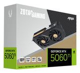 Zotac GAMING GeForce RTX 5060 Ti AMP NVIDIA 16 GB GDDR7, 128 Bit, 7680 x 4320 Pixeles, PCI Express x8 5.0