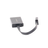 Adaptador HDMI a VGA / Resolución 1080P / Audio 3.5mm / Con Puerto Micro USB para Alimentación / Plug & Play / No Requiere Controlador / ABS / Flexible y Duradero