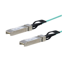 StarTech.com Cable de 3m AOC SFP+ a SFP+ - 10G Compatible con SFP-10G-AOC3M - Fibra Óptica Activa SFP+ de 10 GbE - Cable
