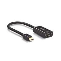 Ugreen 40360 adaptador de cable de vídeo 0,25 m Mini DisplayPort HDMI Negro