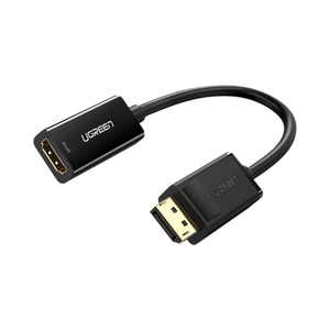 Ugreen 40363 adaptador de cable de vídeo 0,25 m DisplayPort HDMI Negro