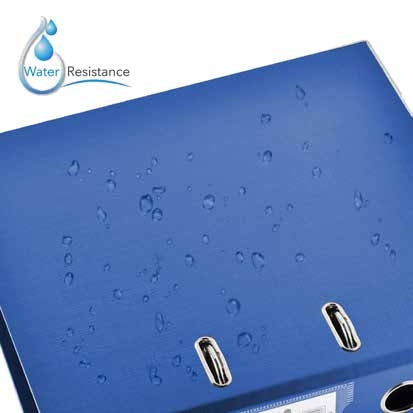 Techmakro KITCARP25AZ carpeta Cartón, Cloruro de polivinilo (PVC) Azul Carta, Folder de archivo convencional, Mate, 650 