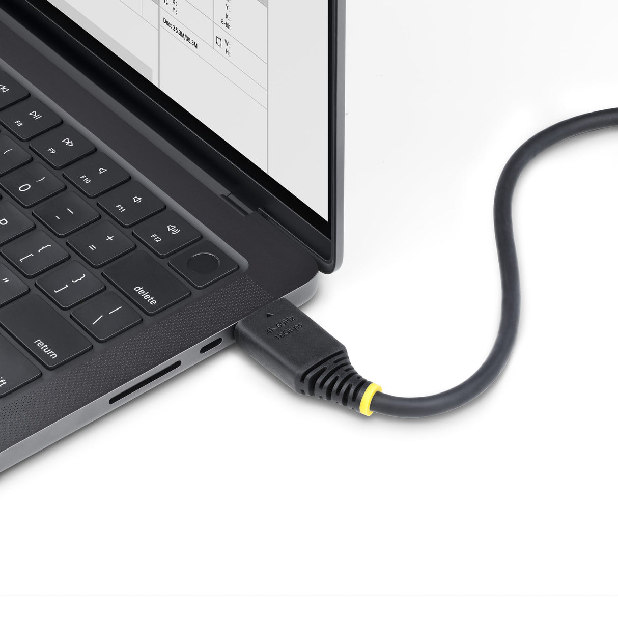 StarTech.com Cable HDMI de Alta Velocidad de 2,4m - Conectores de Agarre - 4K60Hz/1440p 144Hz - HDR10/HDCP 2.2/ARC - 18G