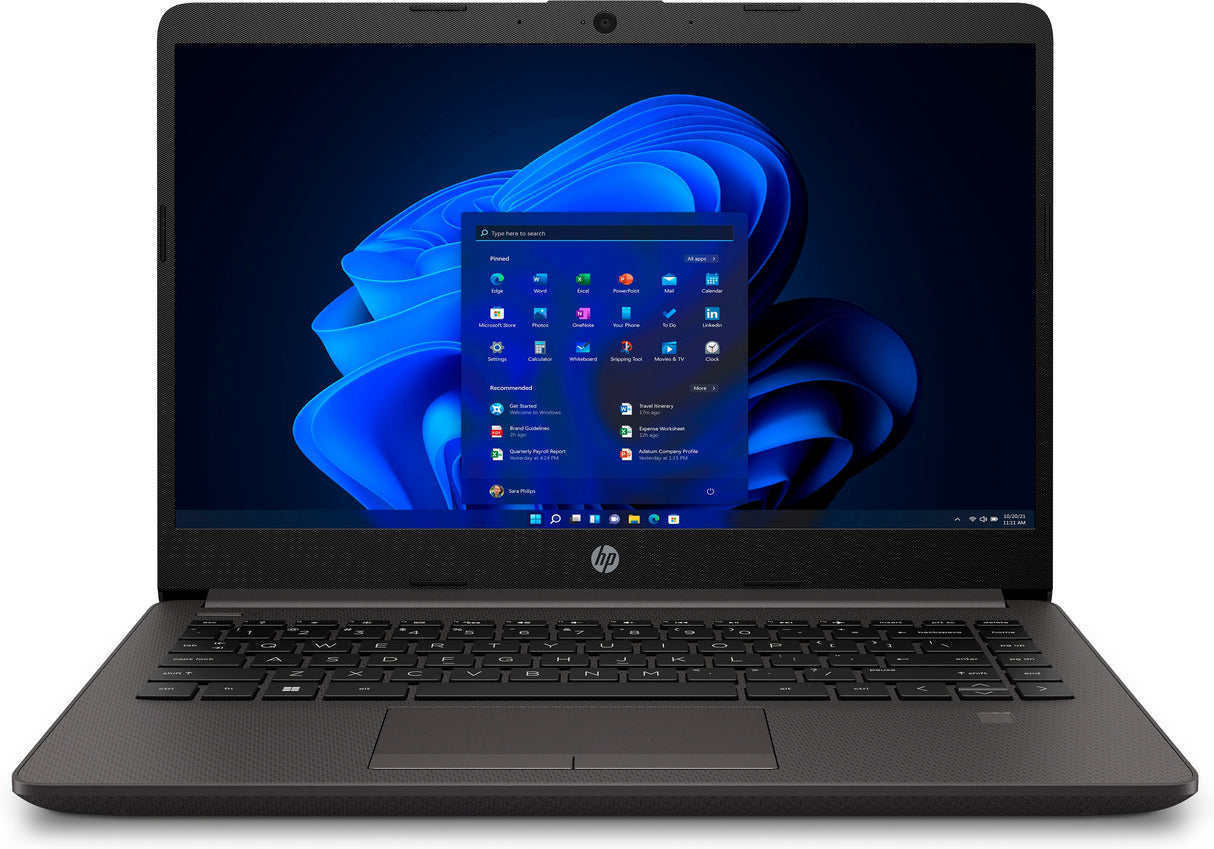HP 245 G9 AMD Ryzen™ 3 3250U Computadora portátil 35.6 cm (14") HD 8 GB DDR4-SDRAM 512 GB SSD Wi-Fi 5 (802.11ac) Windows 11 Home Negro